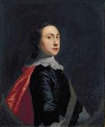 Joseph wright of derby Self-portrait in Van Dyck Costume oil painting artist